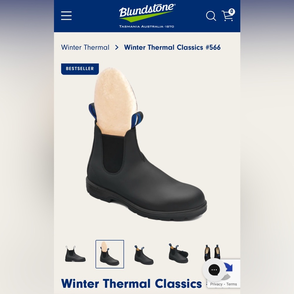 Blundstone Thermal Classics Boots Size 6.5